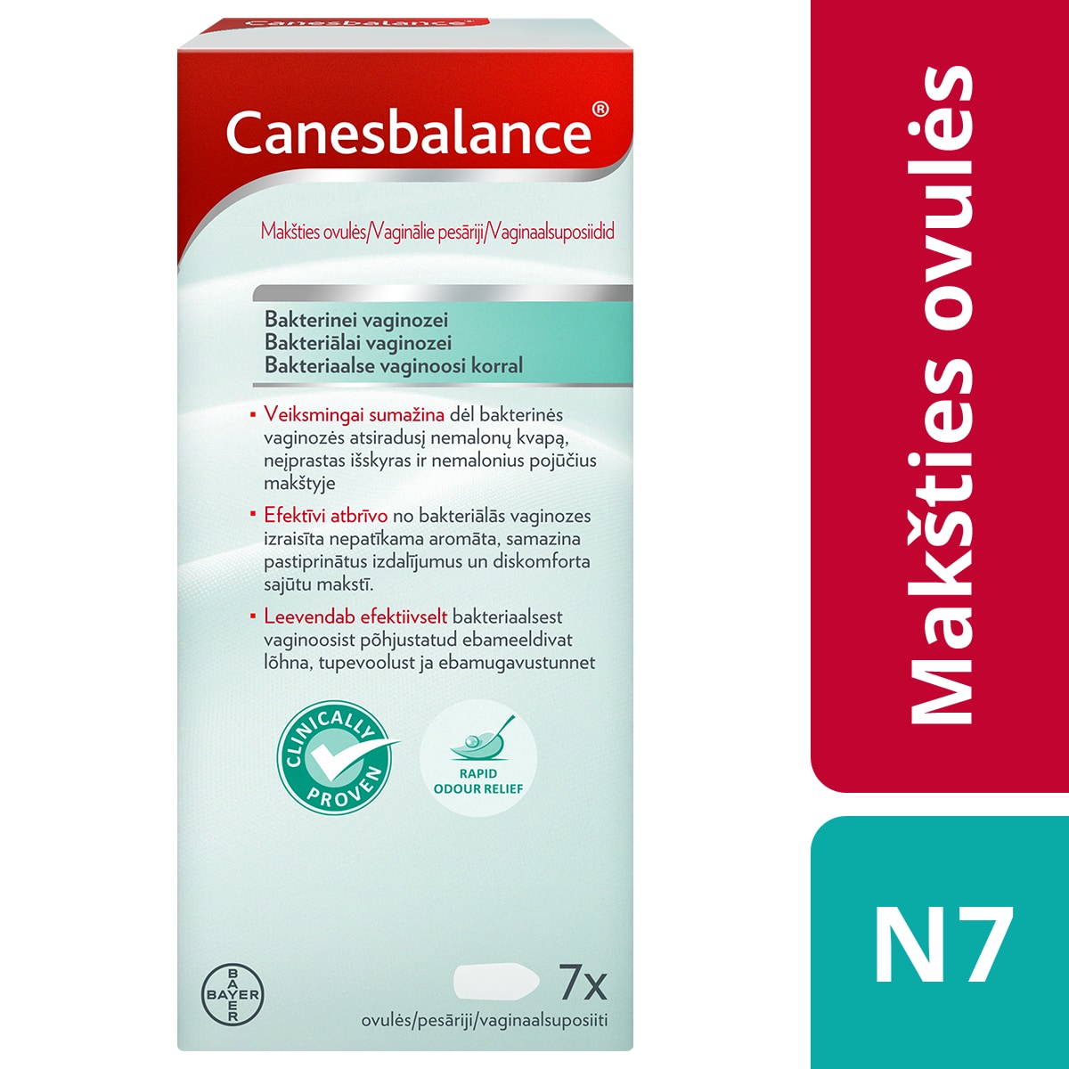 Canesbalance bakterinės vaginozės gydymui